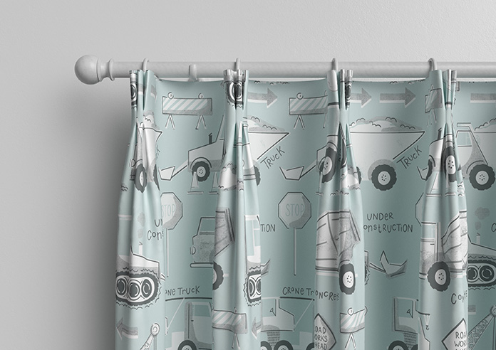 Tinker Town, Seafoam - Made to Measure Curtains - Image 11